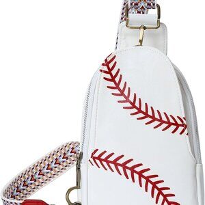 Crossbody Bag for Women Coin Purse PU Leather Wide Guitar Strap Party Bags Game